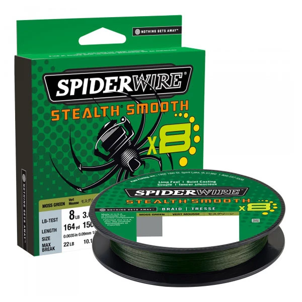 SPIDERWIRE Stealth Smooth 8 Moss Green 3 SPIDERWIRE Stealth Smooth 8 Moss Green